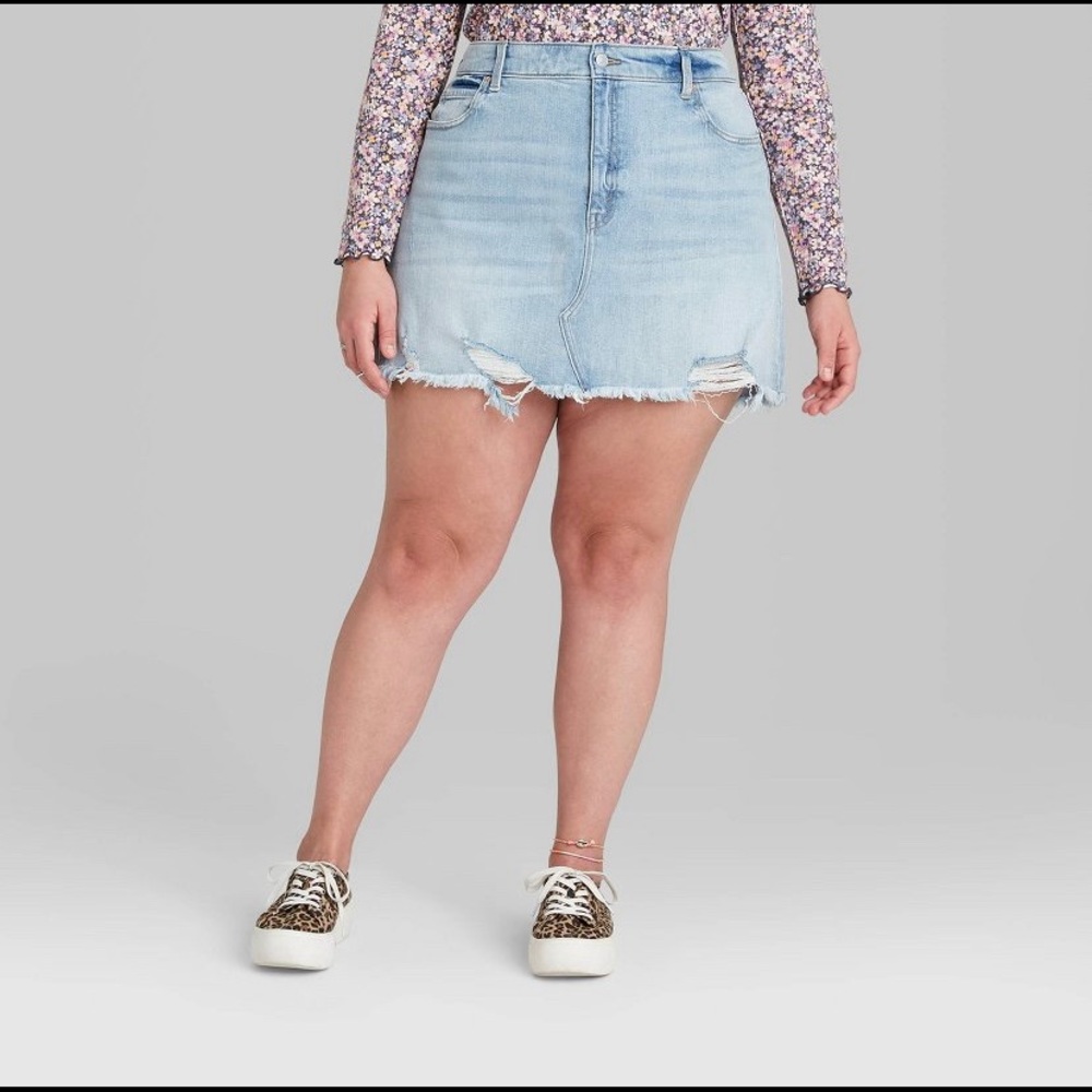 NWT denim skirt